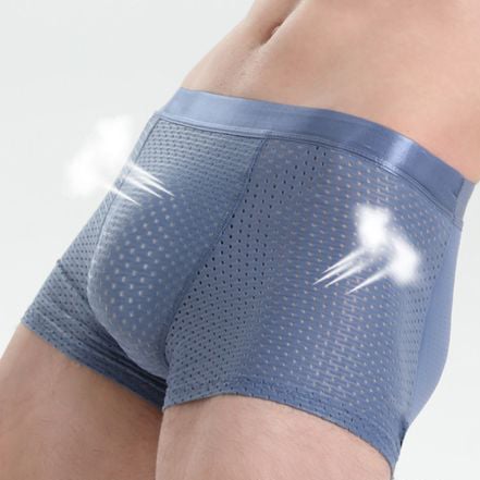Ropa Interior Transpirable de Nailon y Seda Helada para Hombres