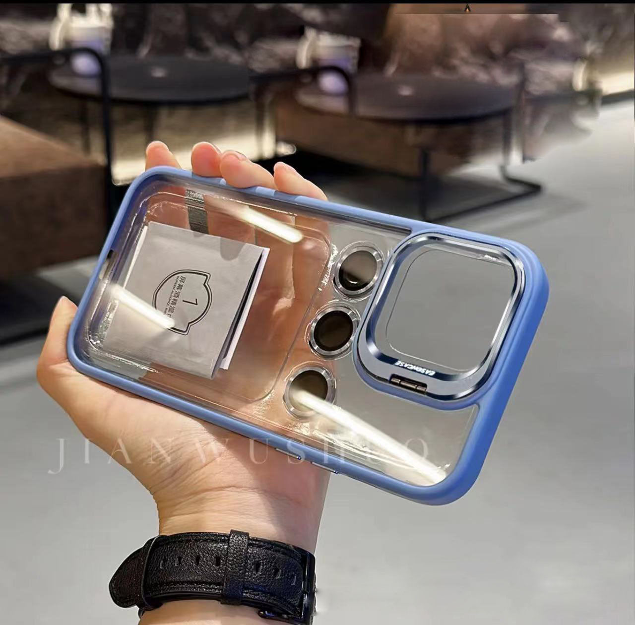 Funda con soporte integrado para iPhone