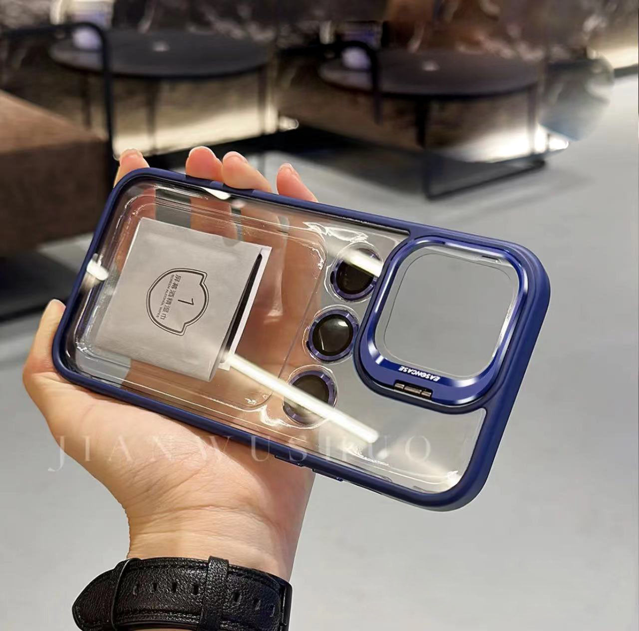 Funda con soporte integrado para iPhone