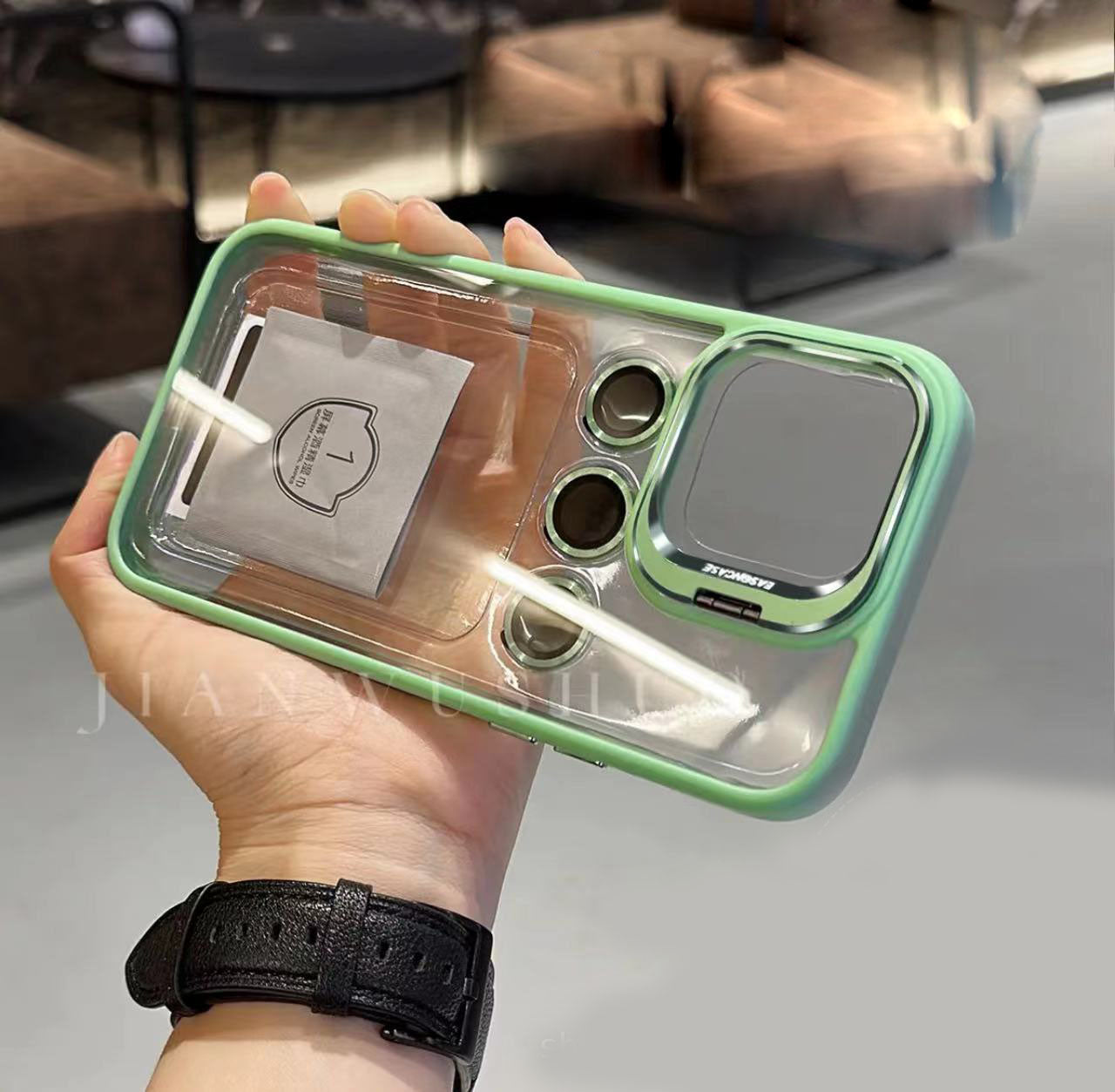 Funda con soporte integrado para iPhone