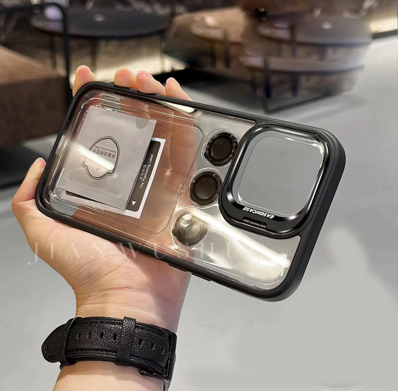 Funda con soporte integrado para iPhone