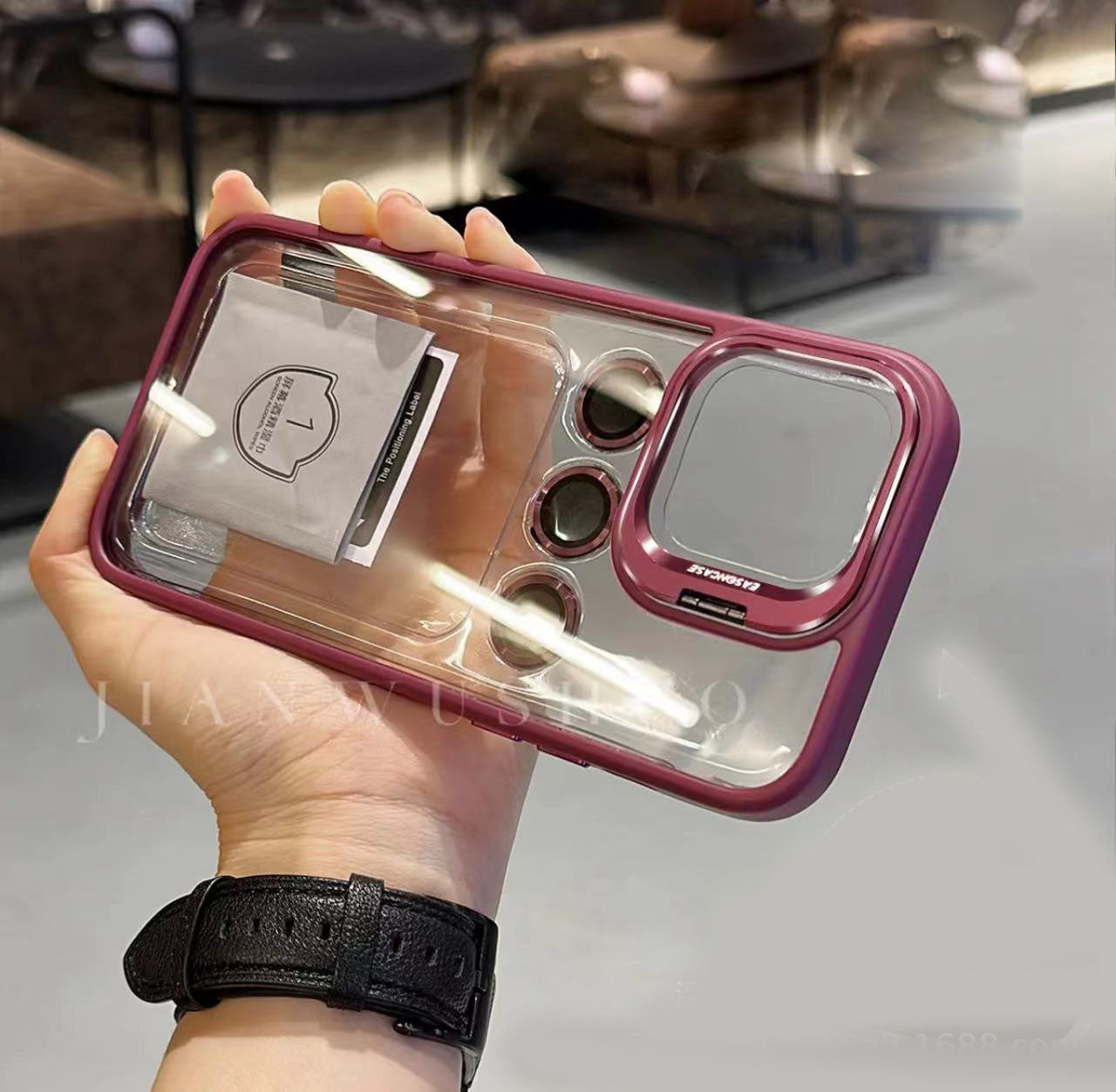 Funda con soporte integrado para iPhone