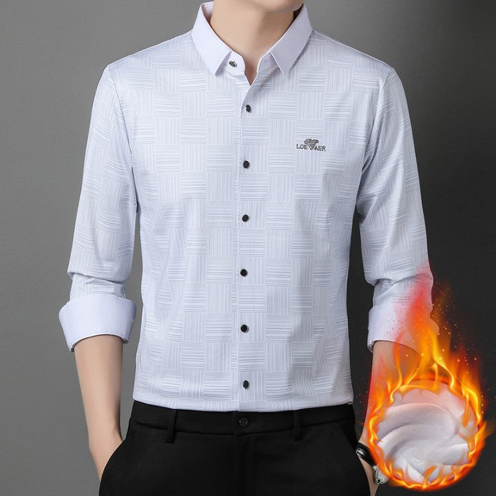 🔥BUY 2 Envío gratuito🔥Camisa casual de manga larga sin arrugas para hombre