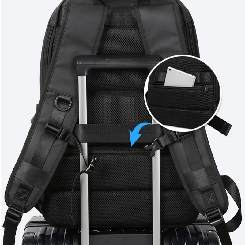 Mochila oxford extensible de gran capacidad