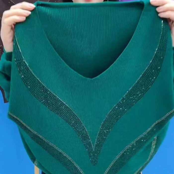 🔥Dos piezas envío gratuito💝Ropa casual de mujer con mangas largas escote en v