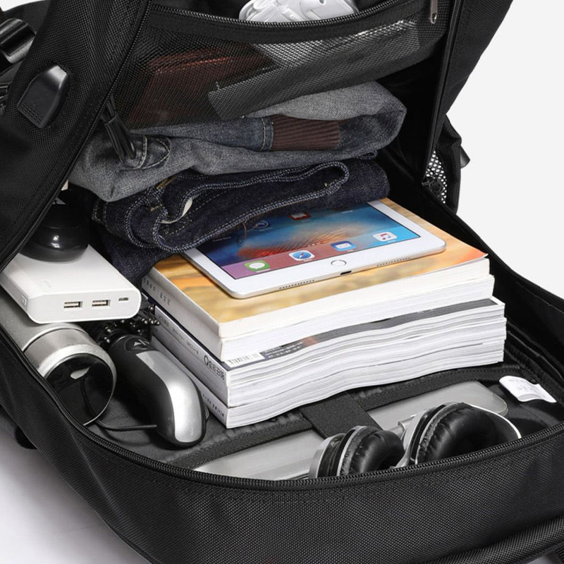 Mochila oxford extensible de gran capacidad