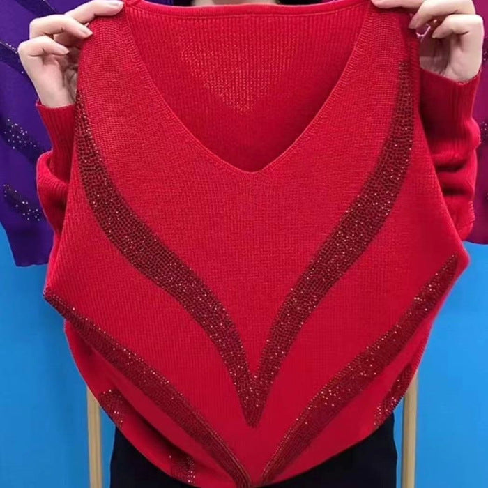🔥Dos piezas envío gratuito💝Ropa casual de mujer con mangas largas escote en v
