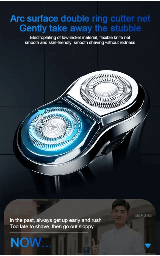 Mini afeitadora portátil eléctrica lavable🔥50% de descuento el último día🔥