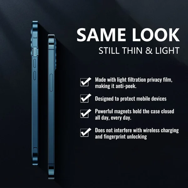 Funda magnética de un vistazo para iPhone