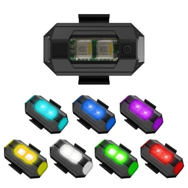 Luces LED estroboscópicas anticolisión en 7 colores - Desarrolladas para los amantes de la conducción