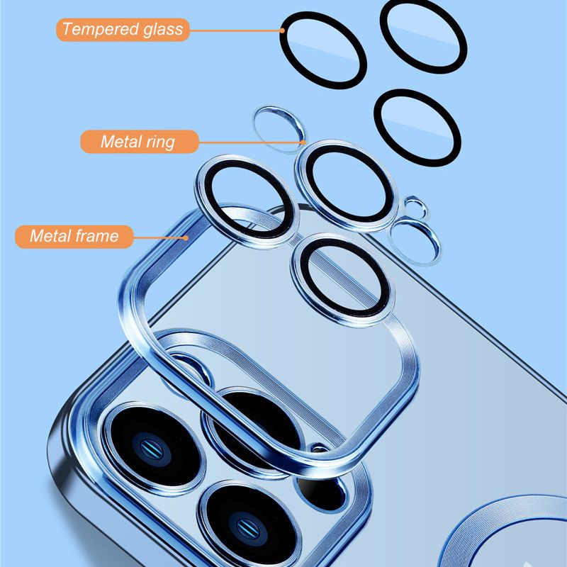 Nueva Versión 2.0 Clean Lens Case for iPhone With Camera Protector（50% DE DESCUENTO）
