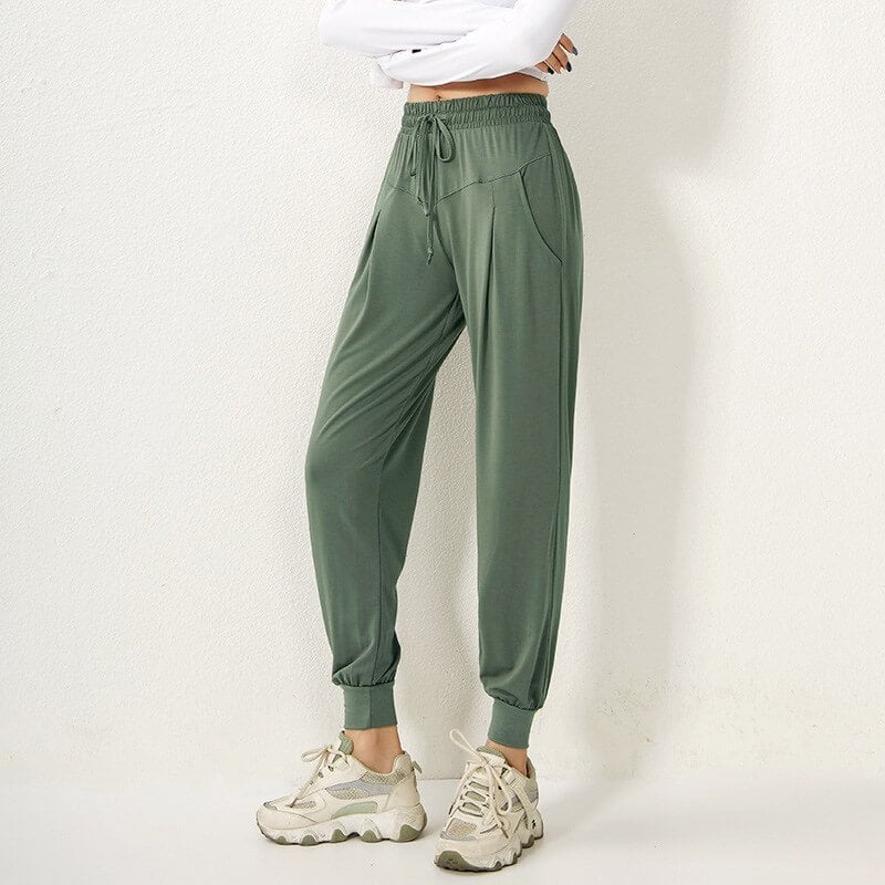 Pantalones de Chándal de Cintura Alta