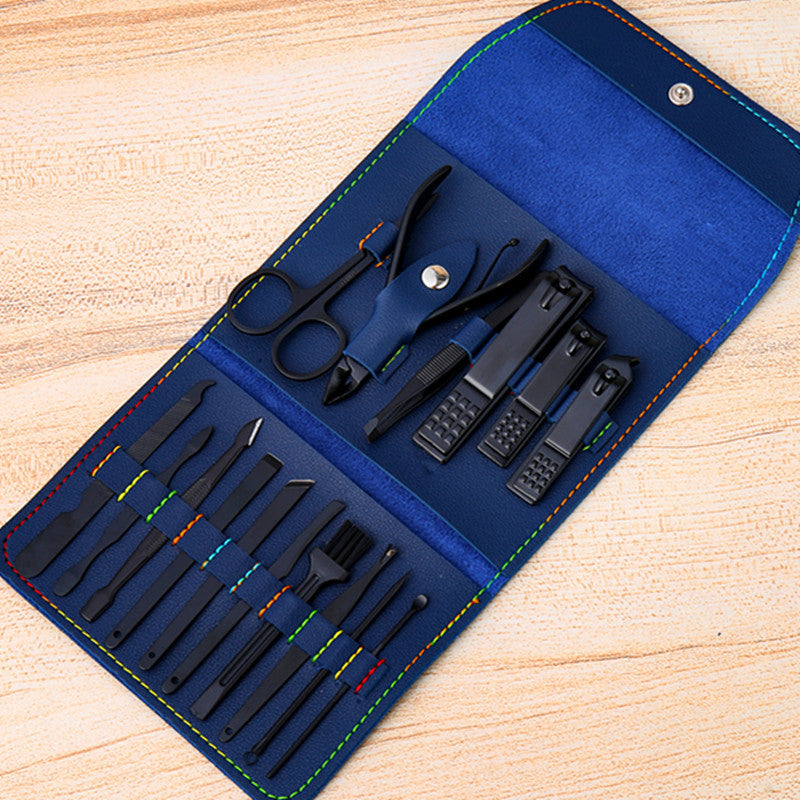 Regalo Perfecto-Set De Cuidado De Uñas De 16 Piezas (Diez Colores)
