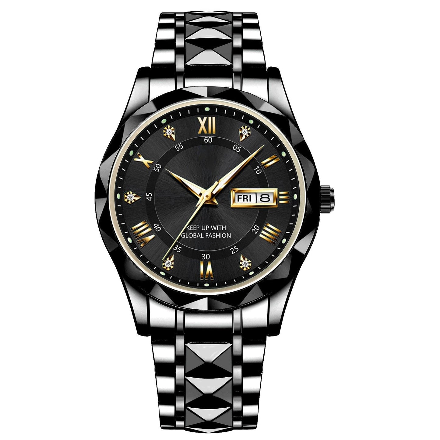 Marca de la marca impermeable de lujo Wall Wall Wall Wristwatch con luminoso