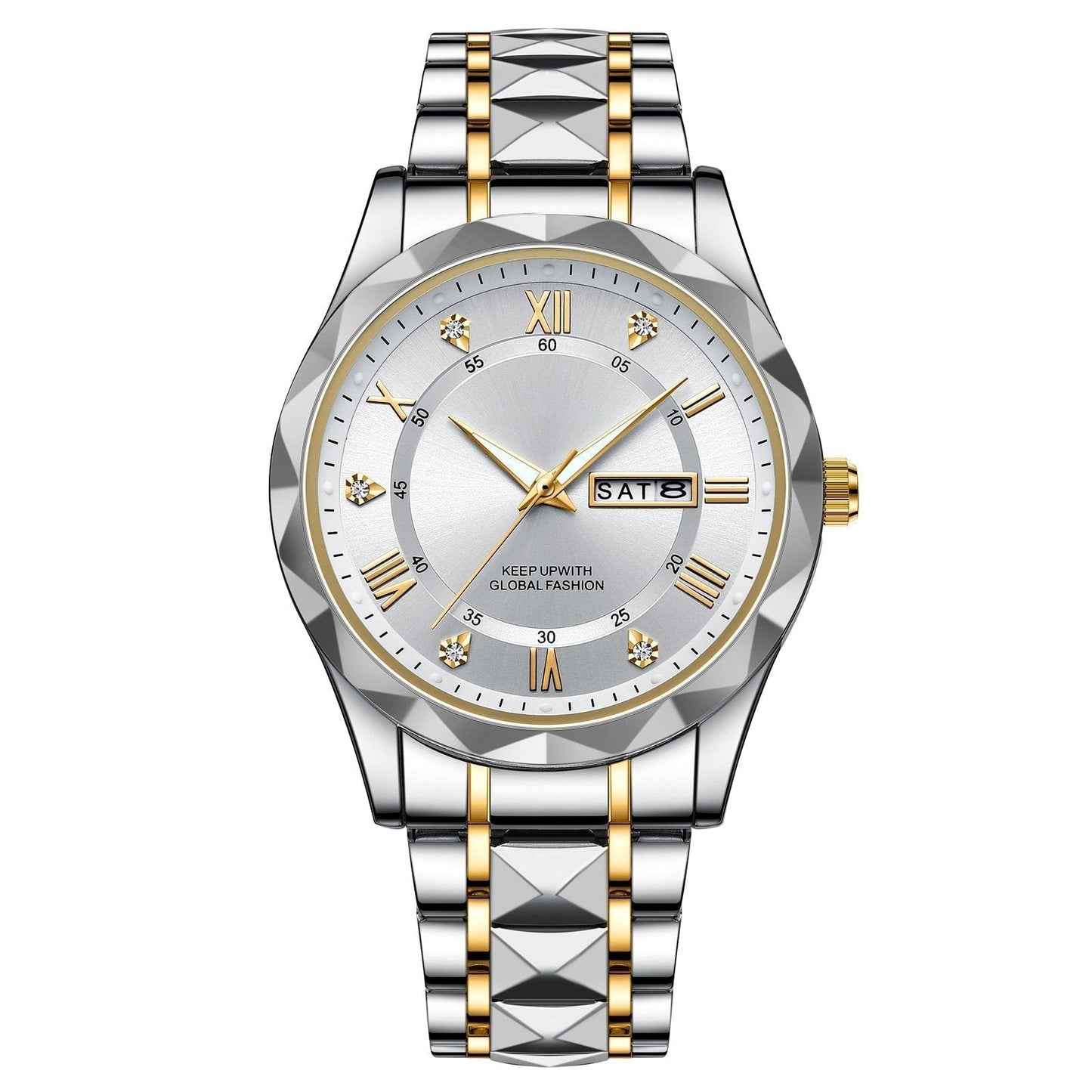 Marca de la marca impermeable de lujo Wall Wall Wall Wristwatch con luminoso
