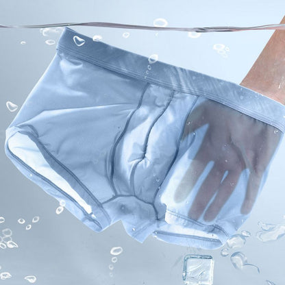 Calzoncillos Antibacterial y Transpirables de Seda de Hielo para Hombres