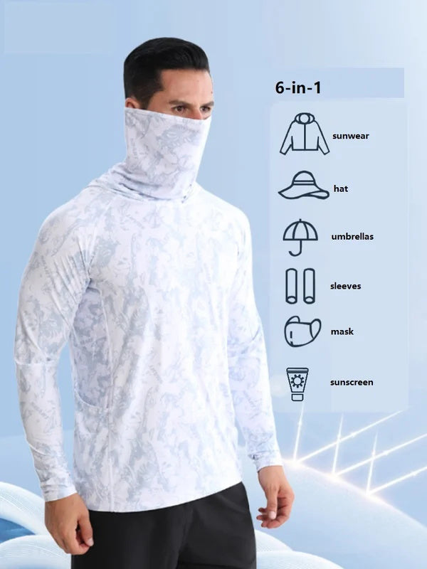 Ropa de pesca profesional UPF50+ 6 en 1
