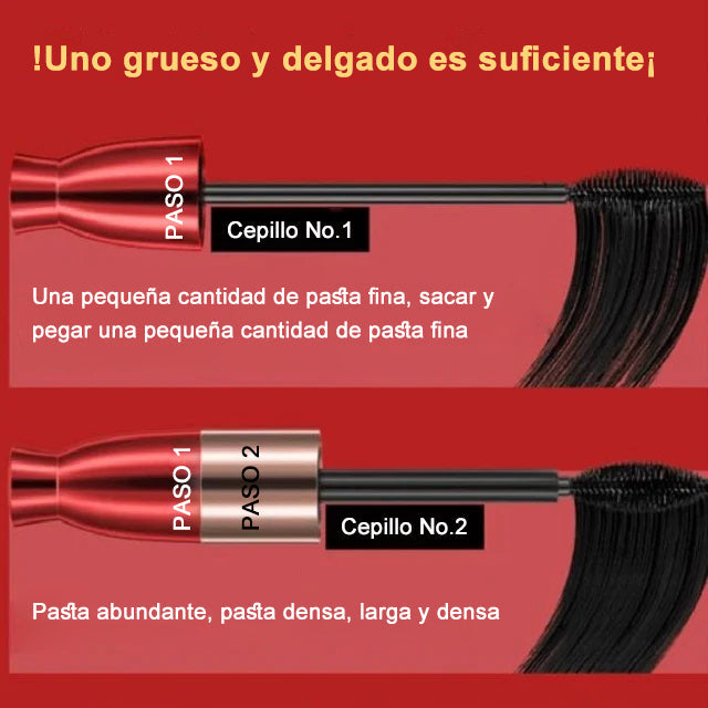 4D MÁSCARA DE PESTAÑAS ALARGADORA Y RIZADORA