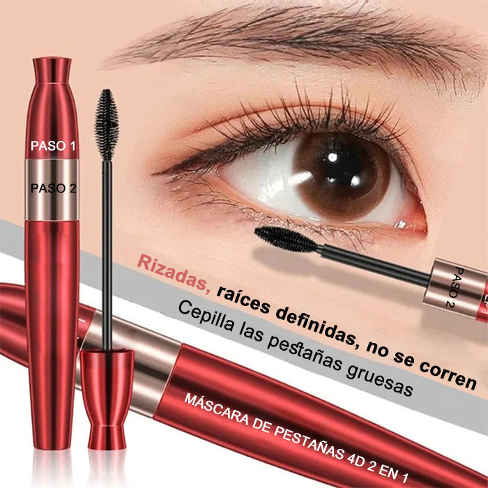 4D MÁSCARA DE PESTAÑAS ALARGADORA Y RIZADORA