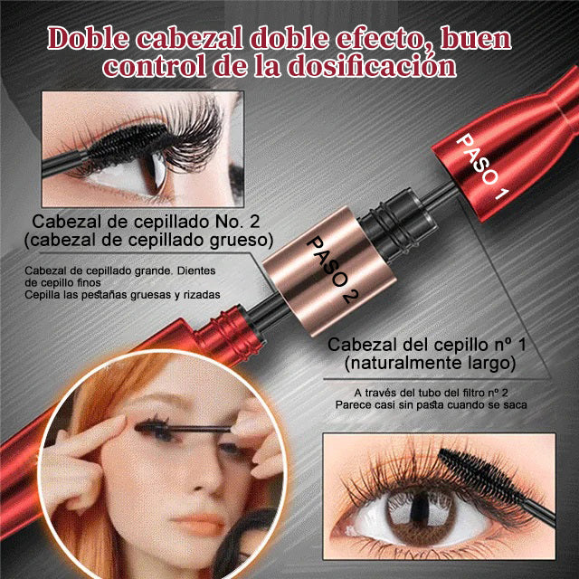 4D MÁSCARA DE PESTAÑAS ALARGADORA Y RIZADORA