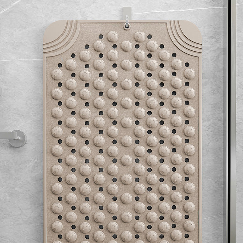 Mostín de masaje sin deslizamiento de baño con tazas de succión y agujeros de drenaje