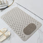 Mostín de masaje sin deslizamiento de baño con tazas de succión y agujeros de drenaje