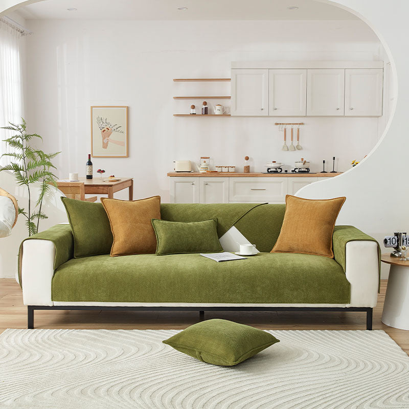 Herringbone Chenille Tela Protector de Muebles Funda de Sofá