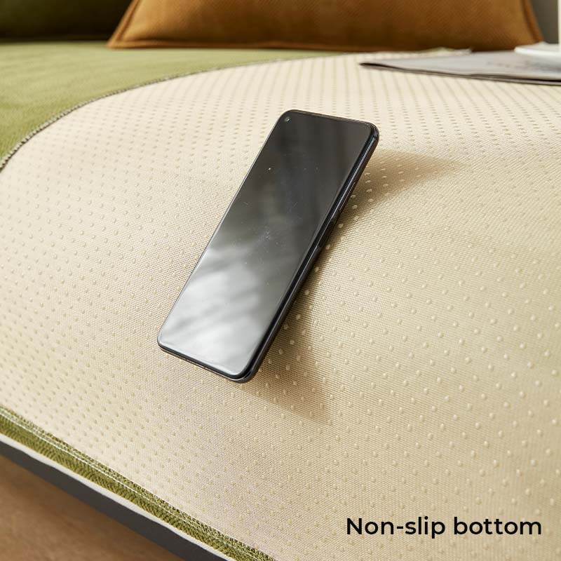Herringbone Chenille Tela Protector de Muebles Funda de Sofá