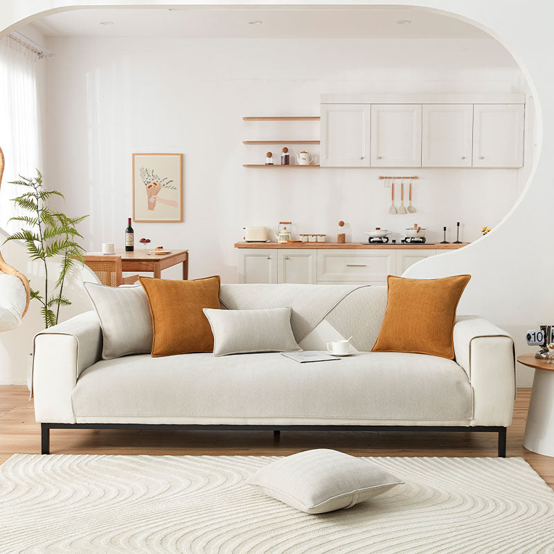 Herringbone Chenille Tela Protector de Muebles Funda de Sofá