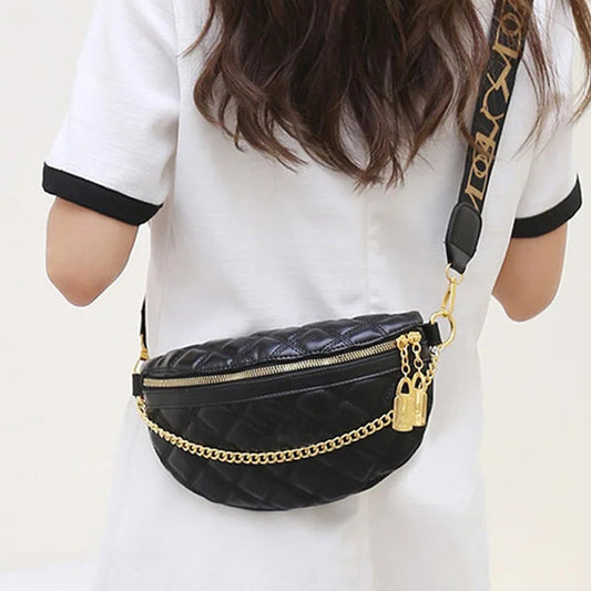 Bolso de Cintura a Cuadros con Estilo y Elegancia