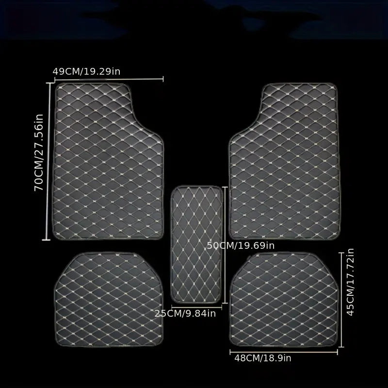 Alfombrillas de Cuero Impermeables