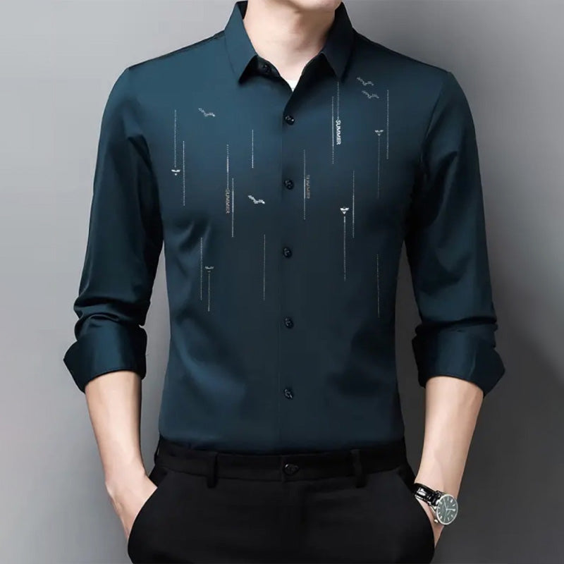🔥Caliente Venta🔥 Camisa de Manga Larga sin Arrugas para Hombre