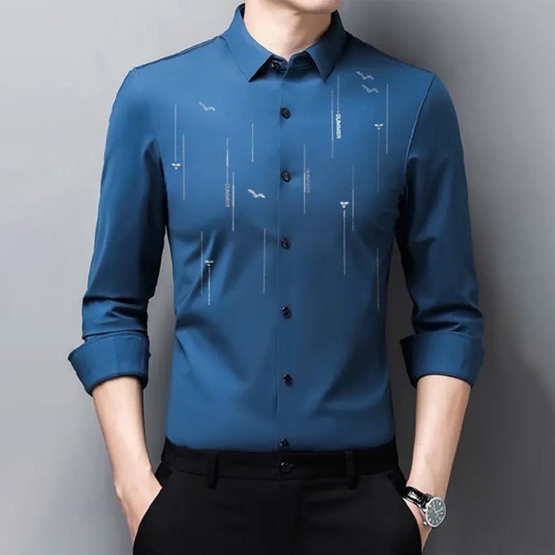 🔥Caliente Venta🔥 Camisa de Manga Larga sin Arrugas para Hombre