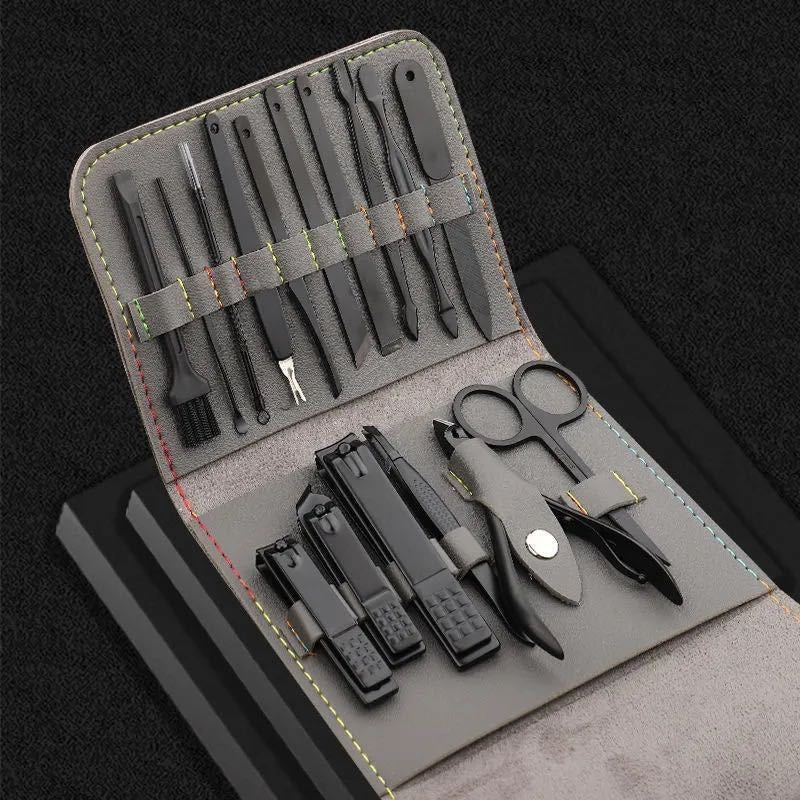 Regalo Perfecto-Set De Cuidado De Uñas De 16 Piezas (Diez Colores)