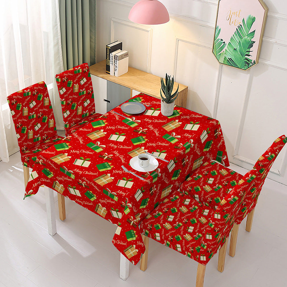 El mejor regalo -  Mantel de Navidad y Decoraciones de Fundas para Sillas