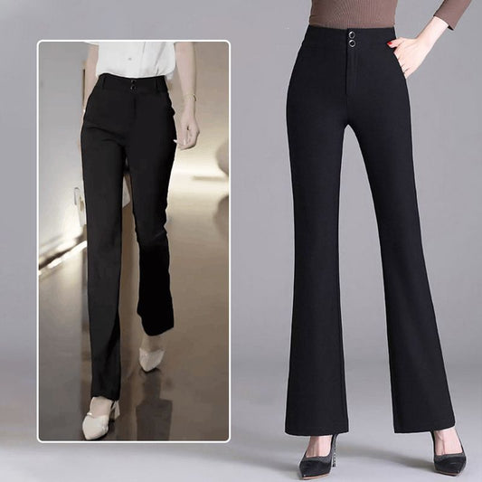 Pantalones acampanados elegantes de moda para mujer（50% DESCUENTO）