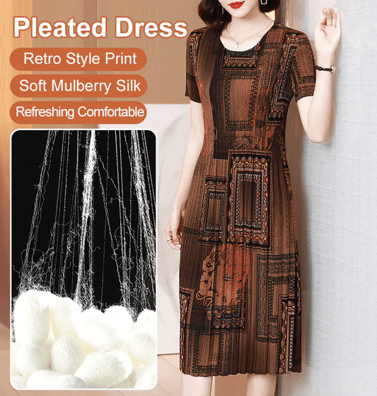 🔥2023 Venta caliente🔥Vestido plisado de moda