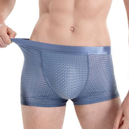 Ropa Interior Transpirable de Nailon y Seda Helada para Hombres