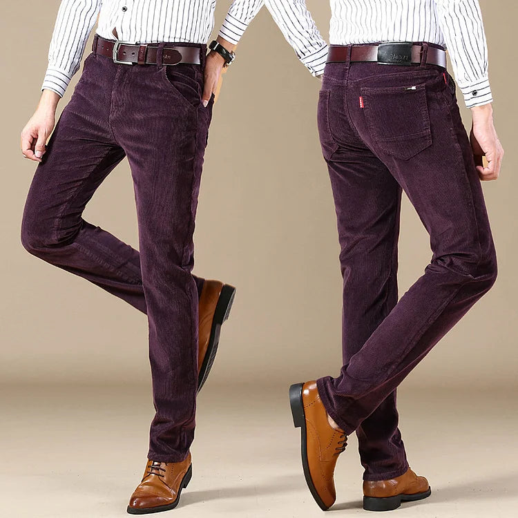 🔥50% de descuento en Black Friday💥Pantalón de pana de ajuste clásico para hombres