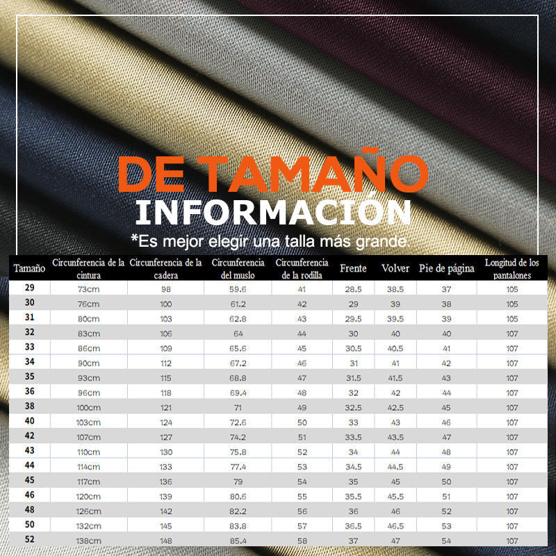 【Servicio de entrega gratuito】Pantalones clásicos de hombre de alta elasticidad