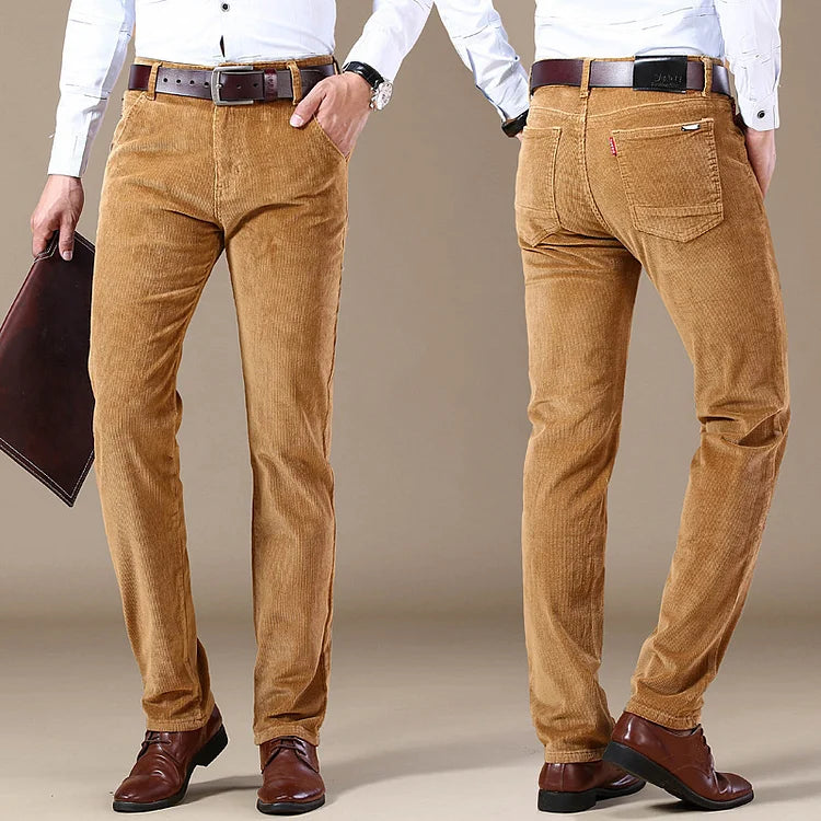 🔥50% de descuento en Black Friday💥Pantalón de pana de ajuste clásico para hombres