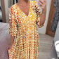 Cuello en V Wild Seaside Vacation Beach Dress-Compra 2 Envío gratuito