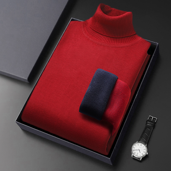 🔥Promoción de último día 50% de descuento🔥Suéter de cuello alto para hombre en invierno