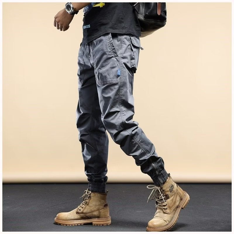PANTALONES CICLISMO SLIM FIT DESGASTADOS PARA HOMBRE PRIMAVERA