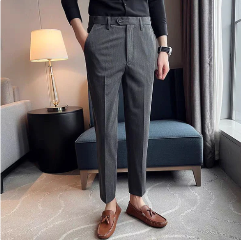 Pantalones rectos elásticos para hombre (compre 2 envío gratis)