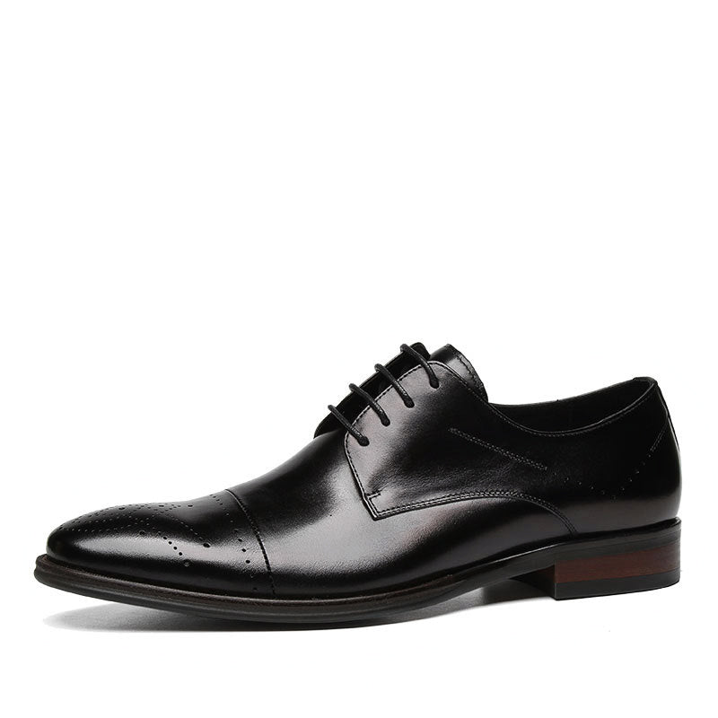 Paul™ Zapatos de piel auténtica de gama alta para hombre, bellamente tallados.