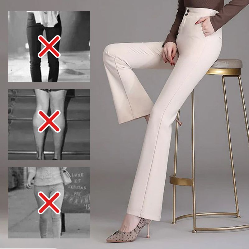 Pantalones acampanados elegantes de moda para mujer（50% DESCUENTO）