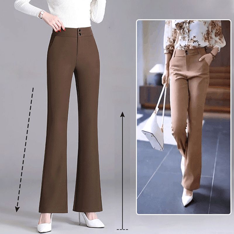 Pantalones acampanados elegantes de moda para mujer（50% DESCUENTO）