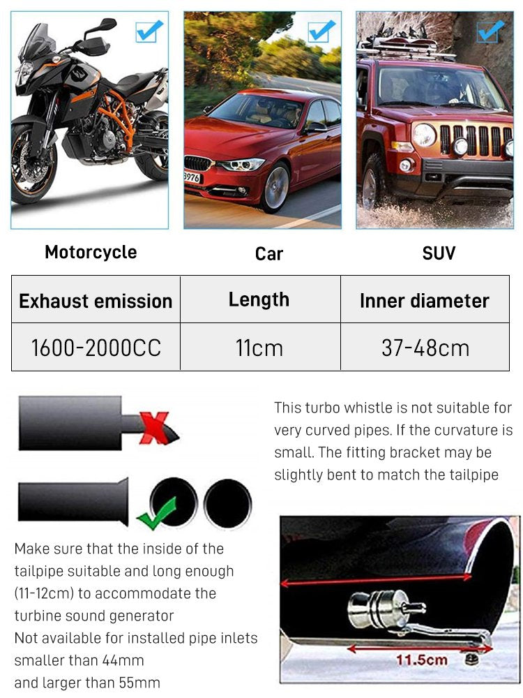 Tubo de Escape para Coches y Motos