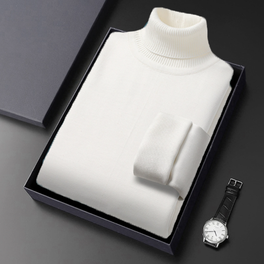 🔥Promoción de último día 50% de descuento🔥Suéter de cuello alto para hombre en invierno